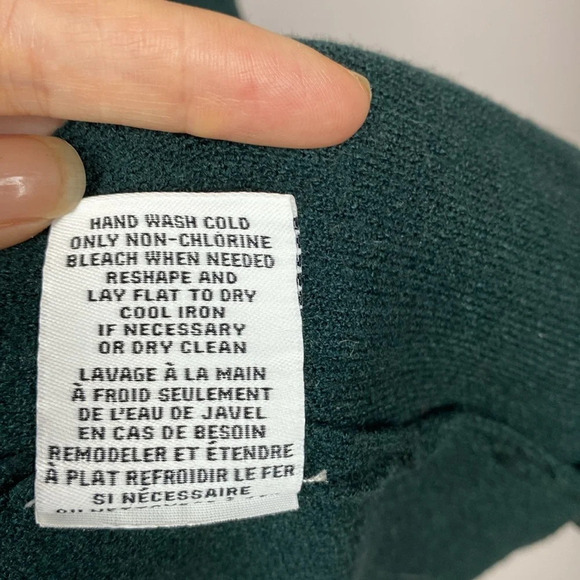 Magaschoni Fringe Open Front Cardigan in Emerald Green size small - Picture 11 of 13